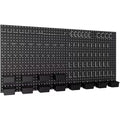 Kit Organizador de Pared Tablero Perforado Metal 158 Piezas