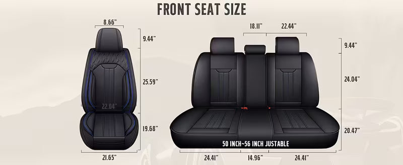 Fundas Asiento PU Premium – Impermeables Universal