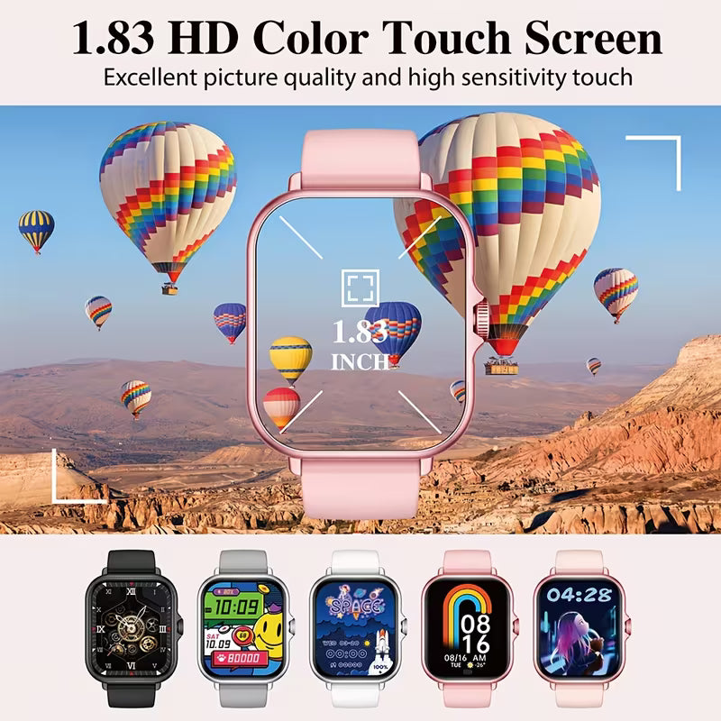 Reloj Inteligente HD Táctil – Llamadas, Multideporte y Correa Intercambiable | 4 Colores
