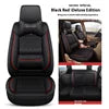 Luxury Quality Leather Car Seat Cover Full Set Comfortable Interior Accessory for MPV seven 7 Seater Van Fully Universal Access