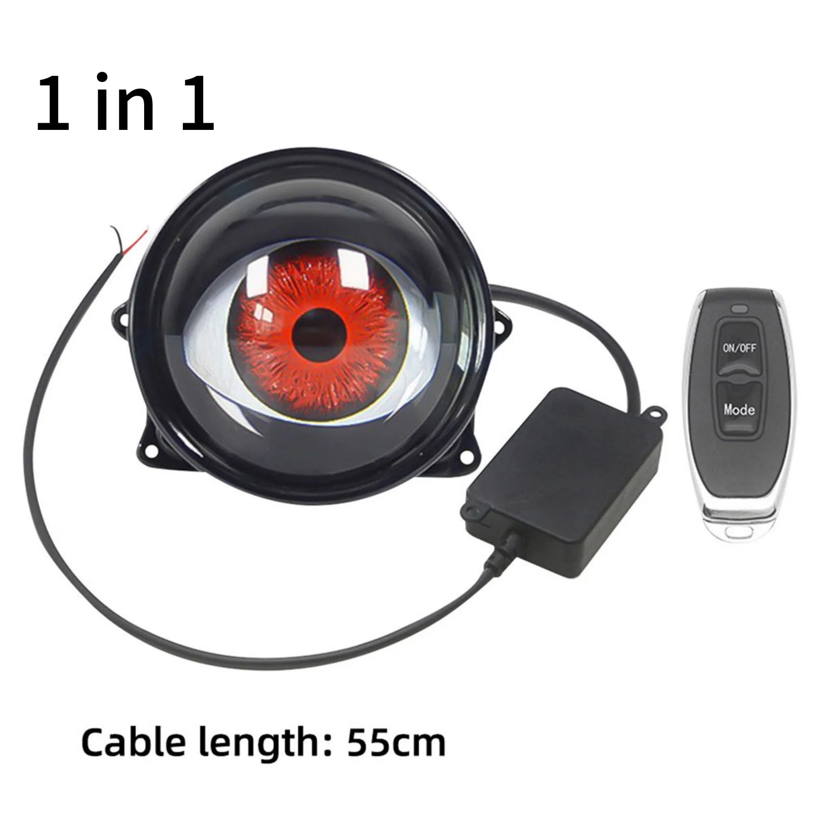 Eagle Eye Dynamic LED Sharingan Car Light 3"
