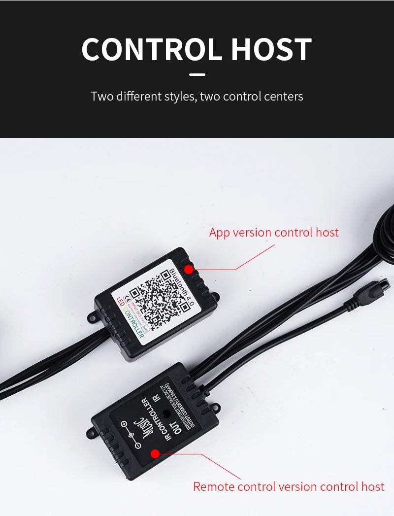 RGB LED Interior Ambient Light – Remote & App