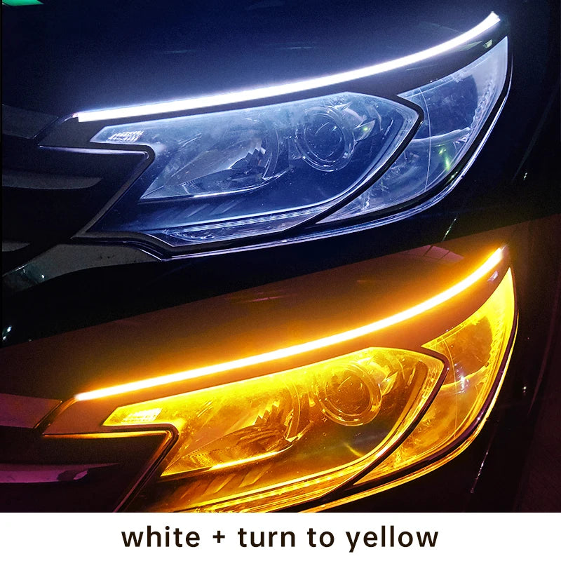 Luces DRL LED Diurnas – Tira Flexible 12V (2 pzas)