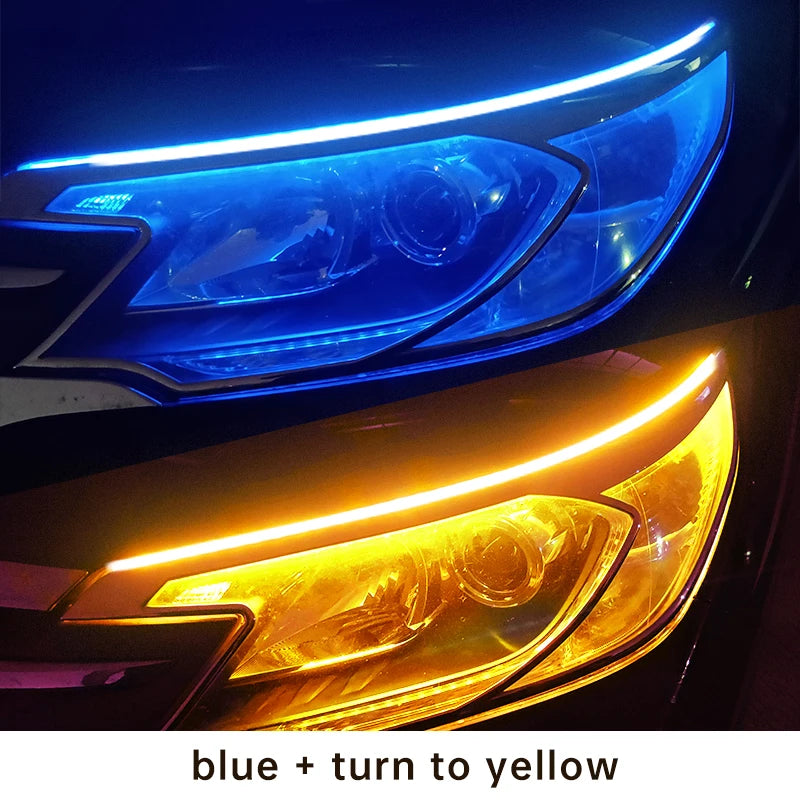 Luces DRL LED Diurnas – Tira Flexible 12V (2 pzas)