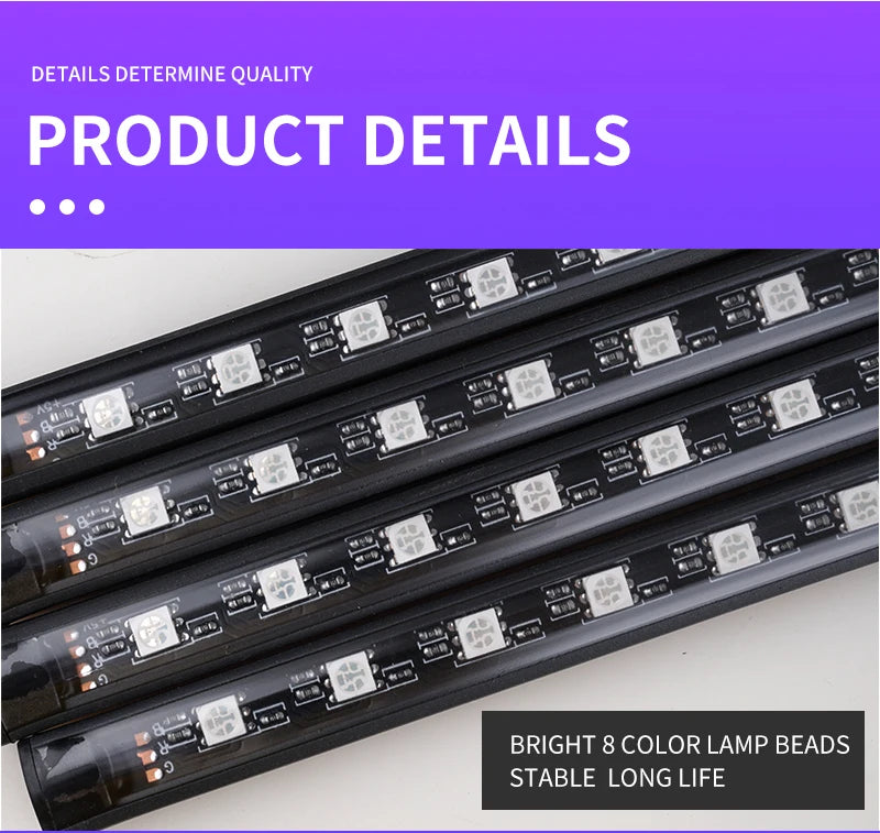 RGB LED Interior Ambient Light – Remote & App