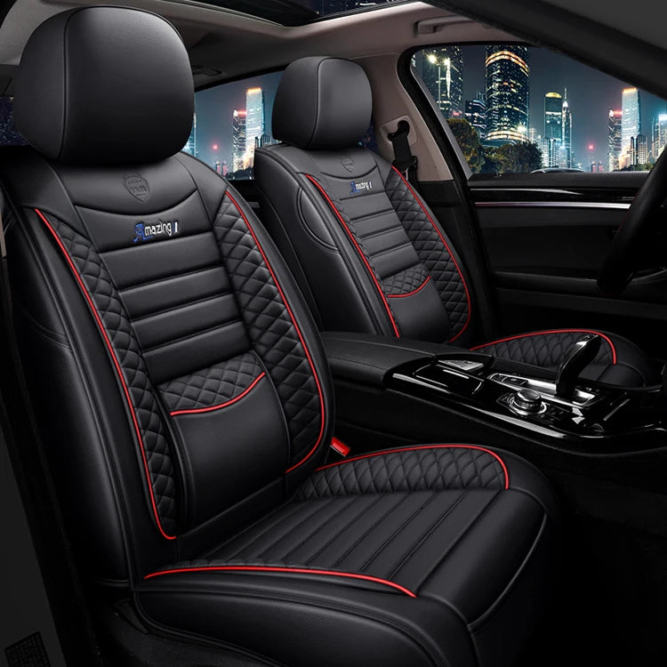 Interiors Car Accessories Leather Luxury Universal Car Seat Covers for Mustang Seat Covers