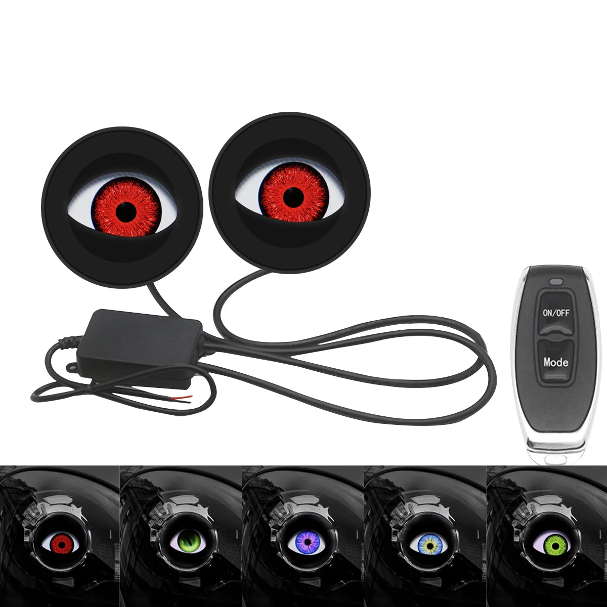 Eagle Eye Dynamic LED Sharingan Car Light 3"