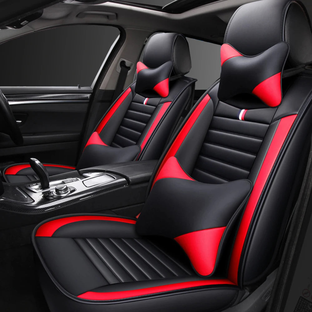 Universal Car Leather Cushion Waterproof Easy to Clean Durable Car Seat Covers for All Season