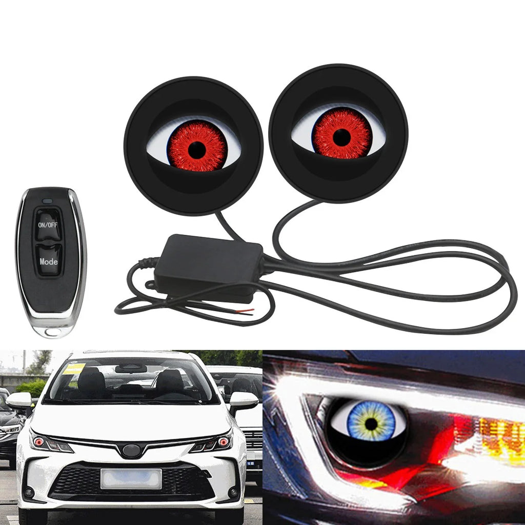 Eagle Eye Dynamic LED Sharingan Car Light 3"
