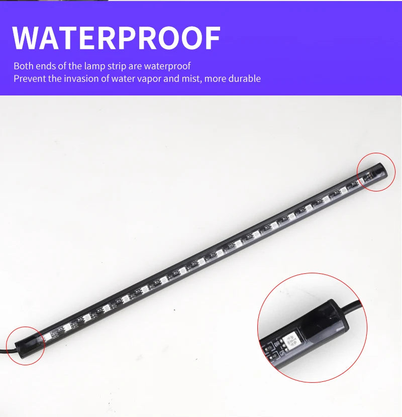 RGB LED Interior Ambient Light – Remote & App