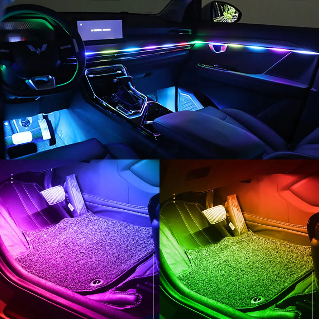 RGB Acrylic LED Strip Ambient Light – App & Remote