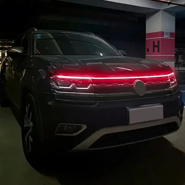 DIY Car Hood Flexible Led Strip Light 12V White Daytime Running Lights Decoration Backlight Long Auto Atmospere Lamp Universal