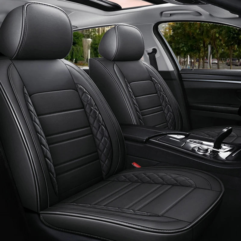 Factory Directly 100%Test Car Interior Accessories Universal Leather Car Seat Cover Full Set Seat Protector
