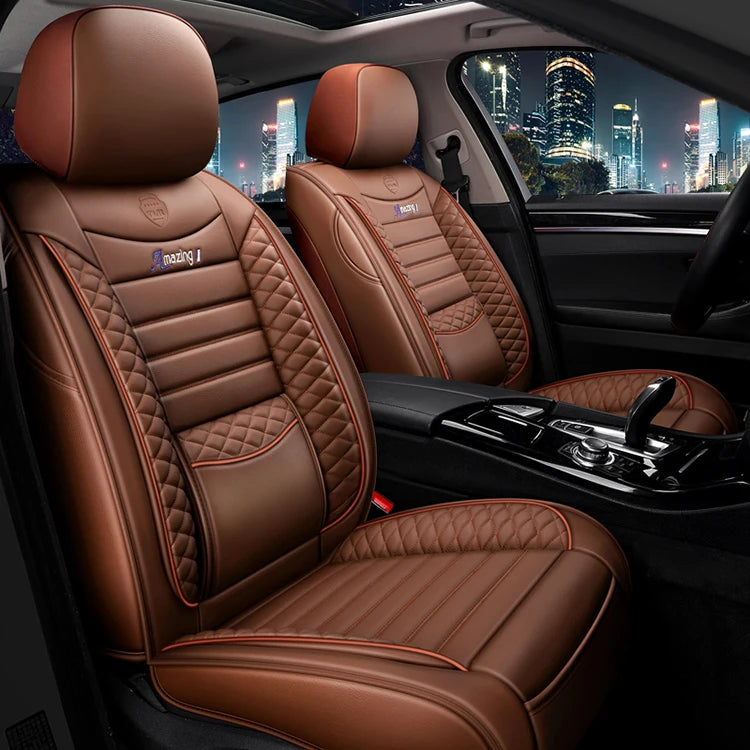 Interiors Car Accessories Leather Luxury Universal Car Seat Covers for Mustang Seat Covers