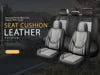 Black Red PVC Leather Car Seat Cover – Universal Fit