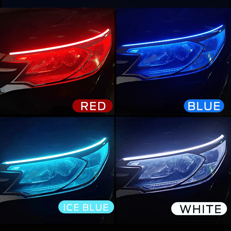 Luces DRL LED Diurnas – Tira Flexible 12V (2 pzas)