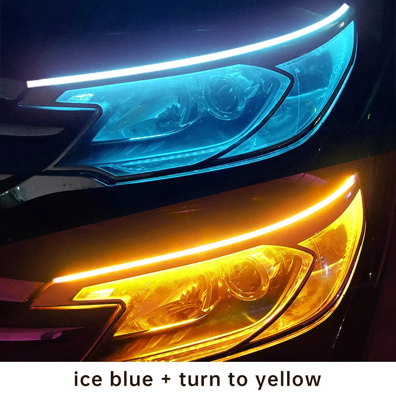 Luces DRL LED Diurnas – Tira Flexible 12V (2 pzas)