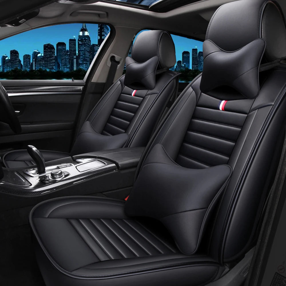 Universal Car Leather Cushion Waterproof Easy to Clean Durable Car Seat Covers for All Season