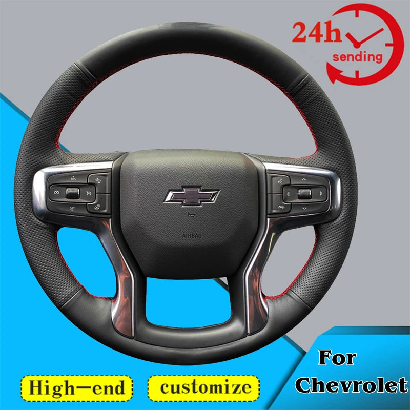 Funda Trenzada para Volante – Chevy Blazer, Silverado 3500HD, Suburban y Tahoe 2019–2022