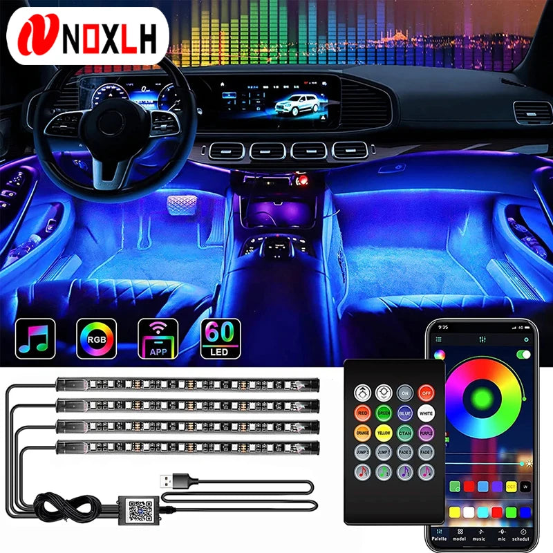 RGB LED Interior Ambient Light – Remote & App