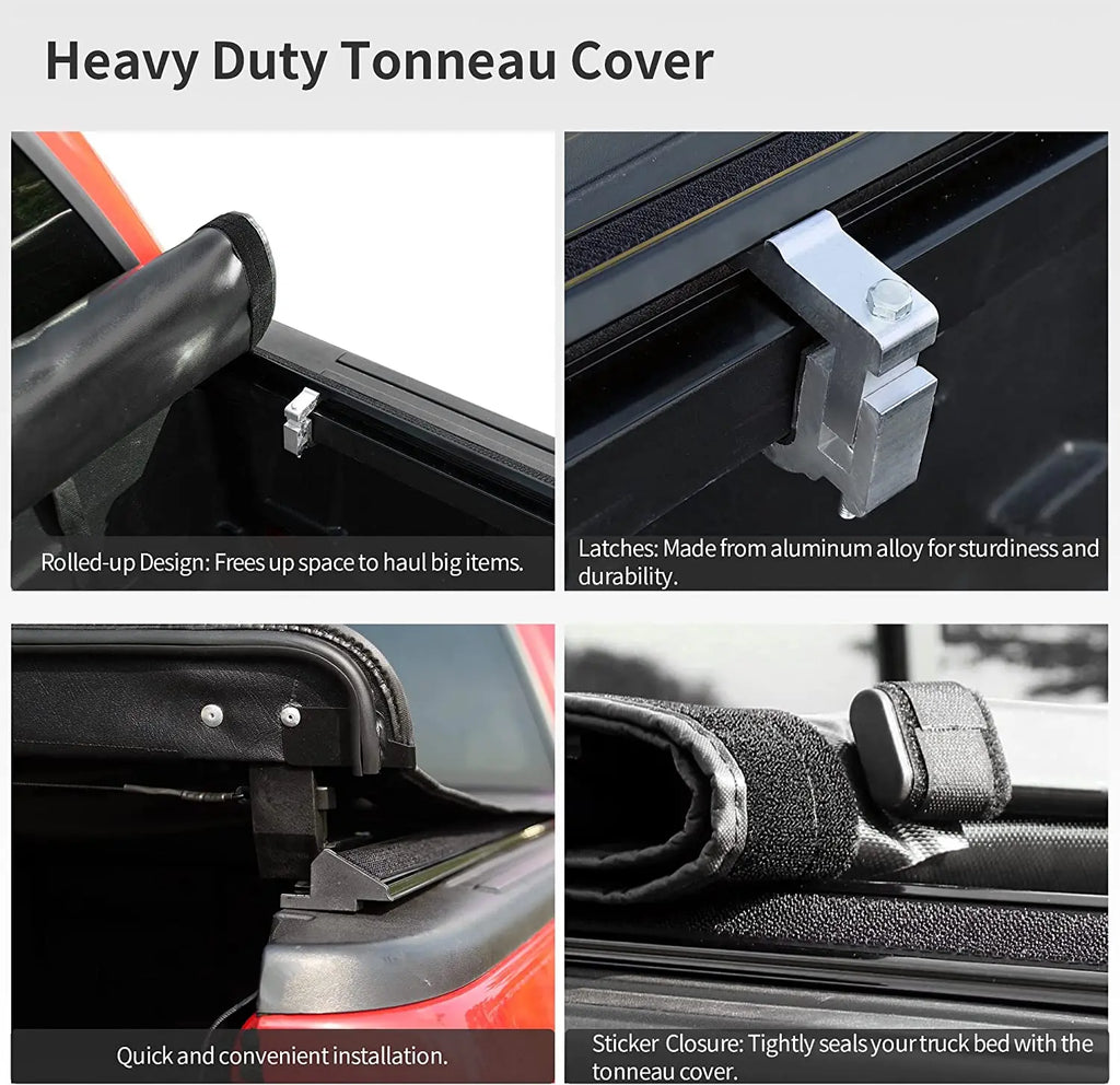 Cubierta Enrollable Suave para Caja de Ford F-150 – 5.5 ft y 6.5 ft