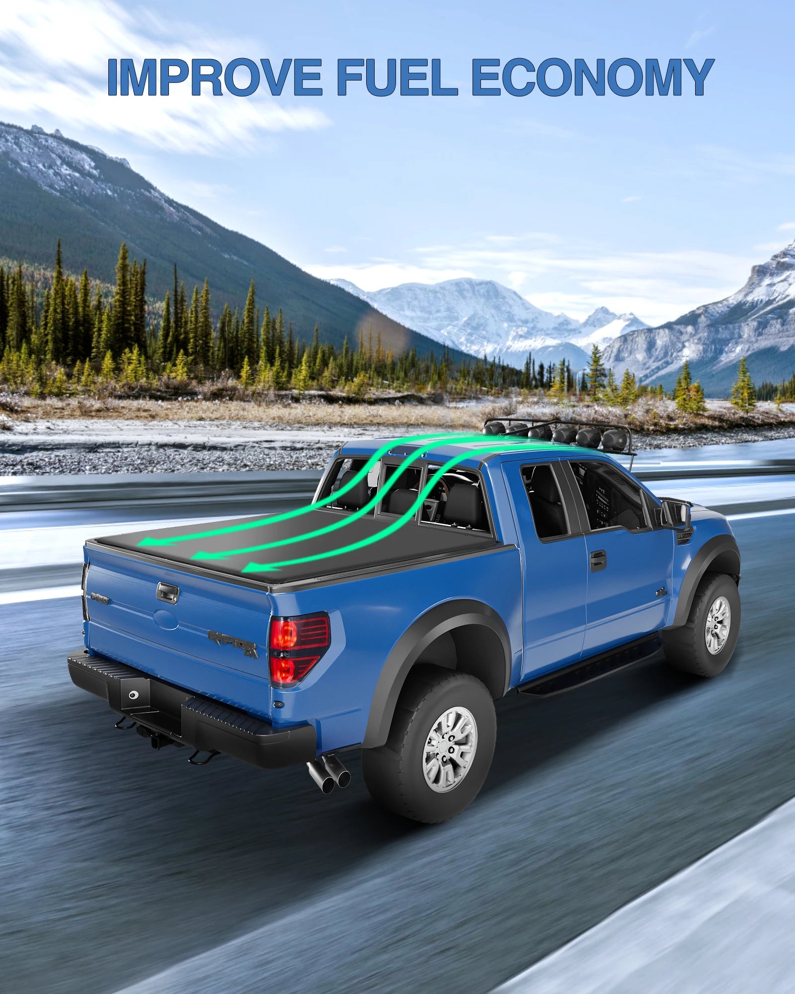 Cubierta Enrollable Suave para Caja de Ford F-150 – 5.5 ft y 6.5 ft