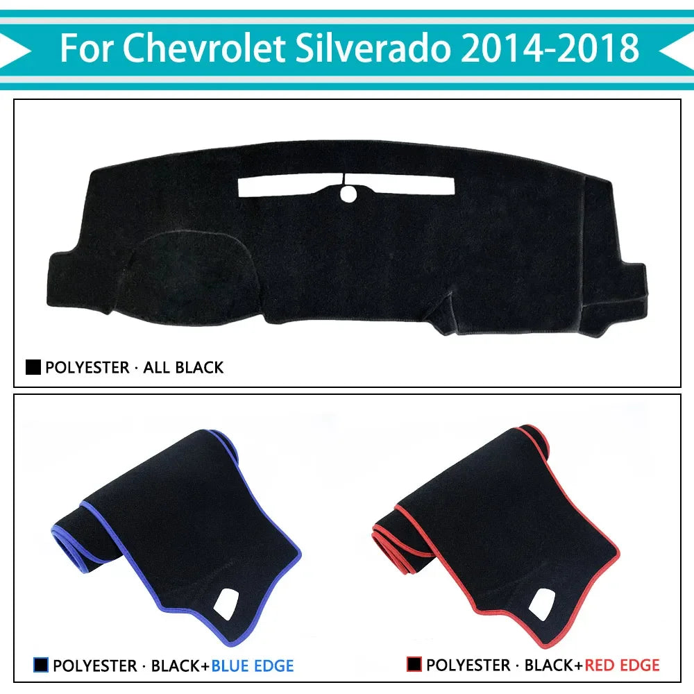 Tapete de Tablero Antideslizante – Chevy Silverado y GMC Sierra 2014–2018