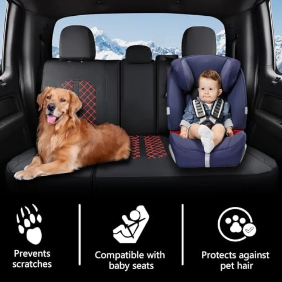 Fundas de Asiento de Cuero Impermeables para Ford F-150, F-250, F-350 y F-450