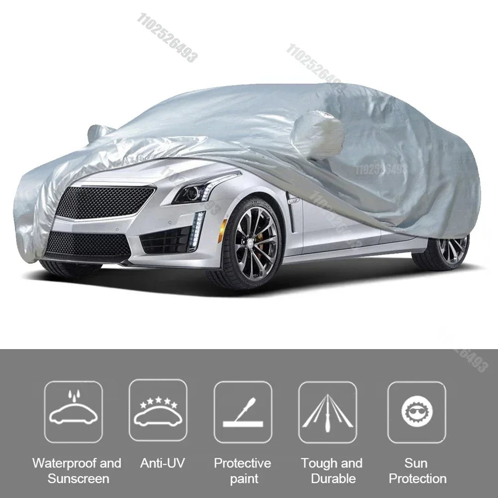 Cubierta Universal para Auto – Protección UV, Polvo y Nieve