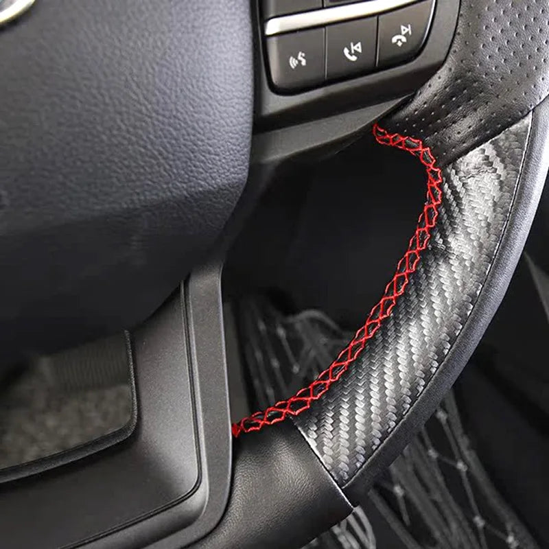 Funda Trenzada de Cuero para Volante – Ford Explorer 2020–2023