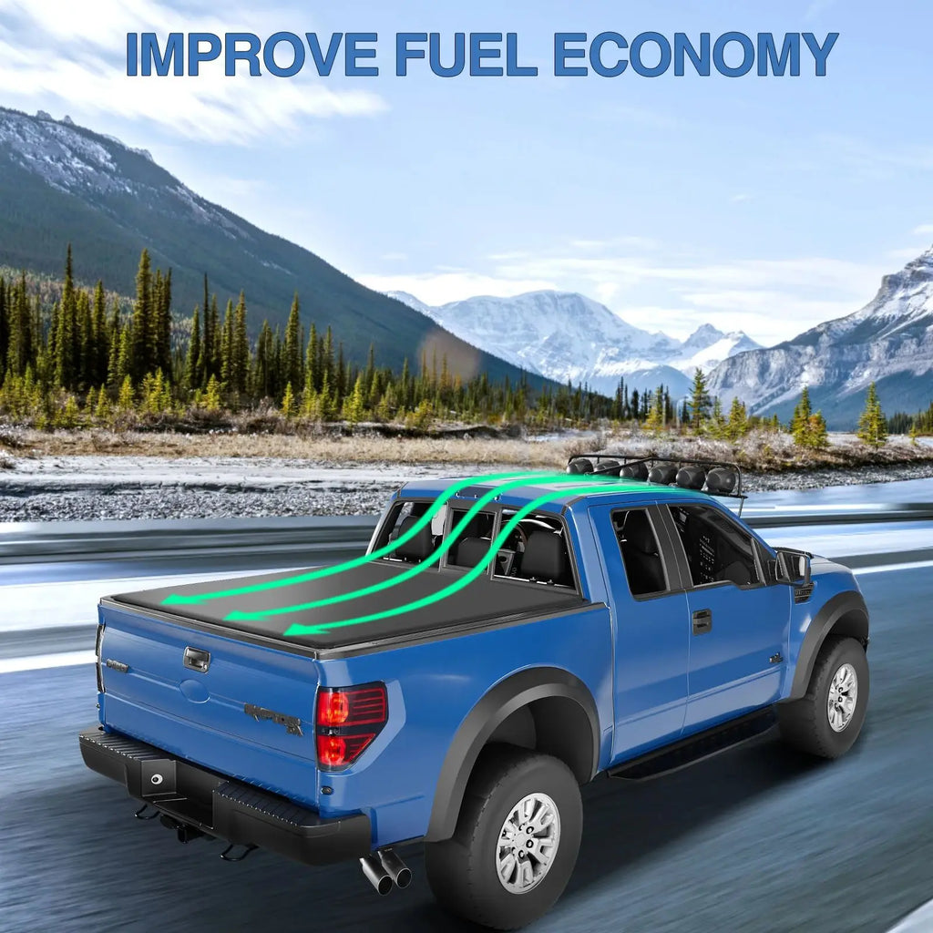 Cubierta Enrollable Suave para Caja de Ford F-150 – 5.5 ft y 6.5 ft