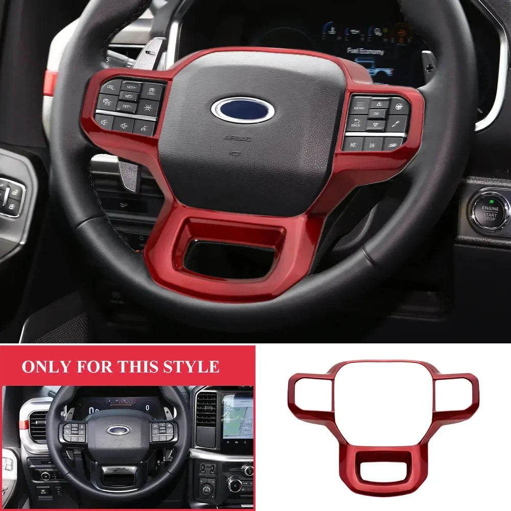 Cubierta Decorativa para Panel de Volante – Ford F-150 2021–2024
