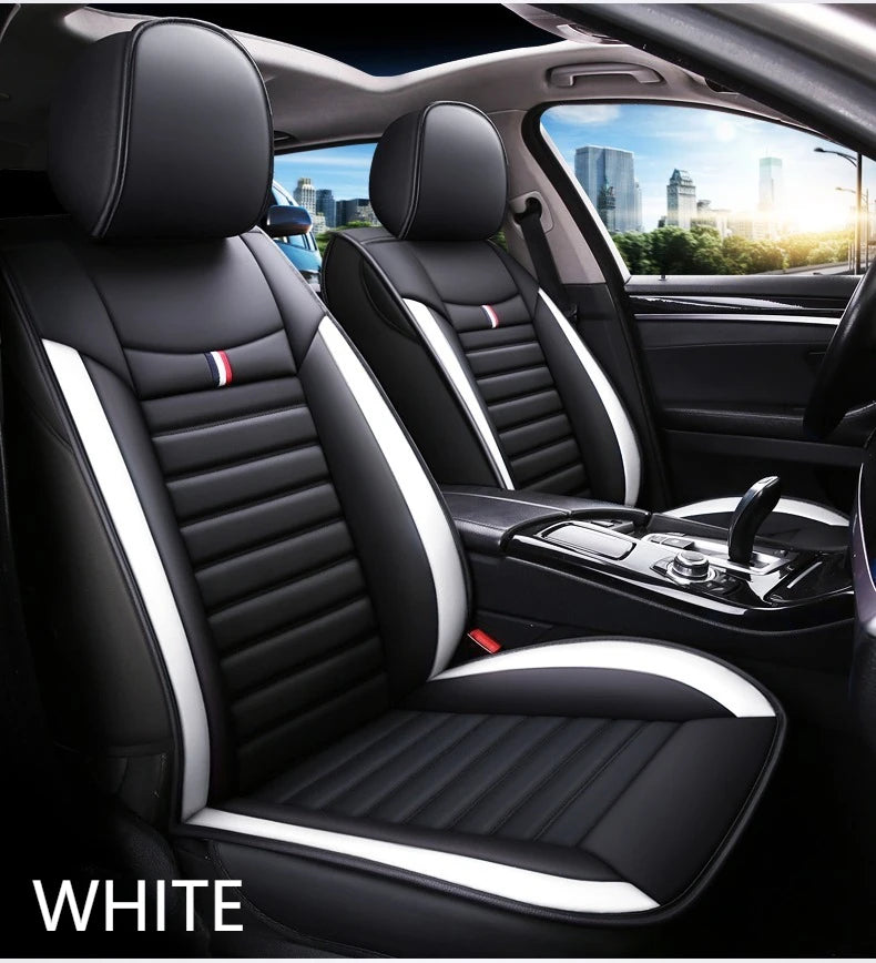 Universal 5-Piece PU Leather Car Seat Covers Set