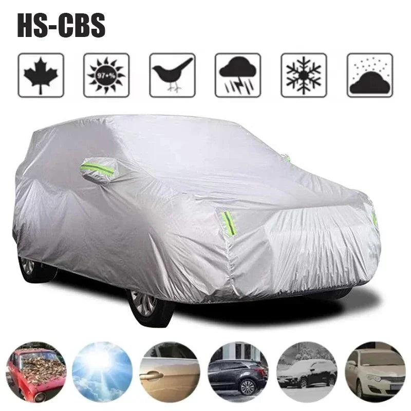 Cubierta Universal para Auto – Protección UV, Polvo y Nieve