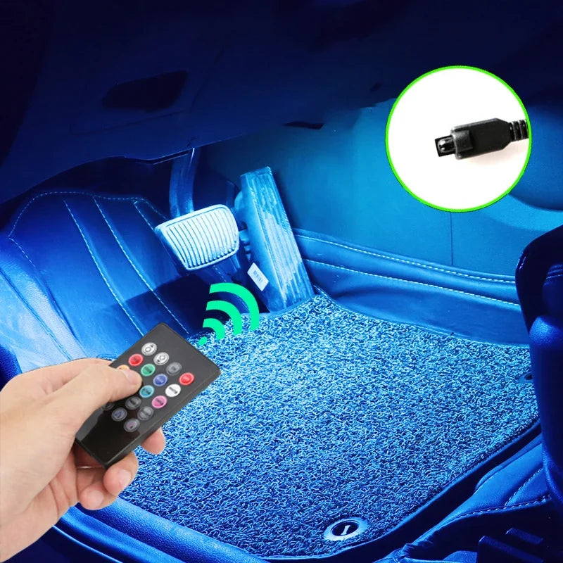 RGB LED Interior Ambient Light – Remote & App