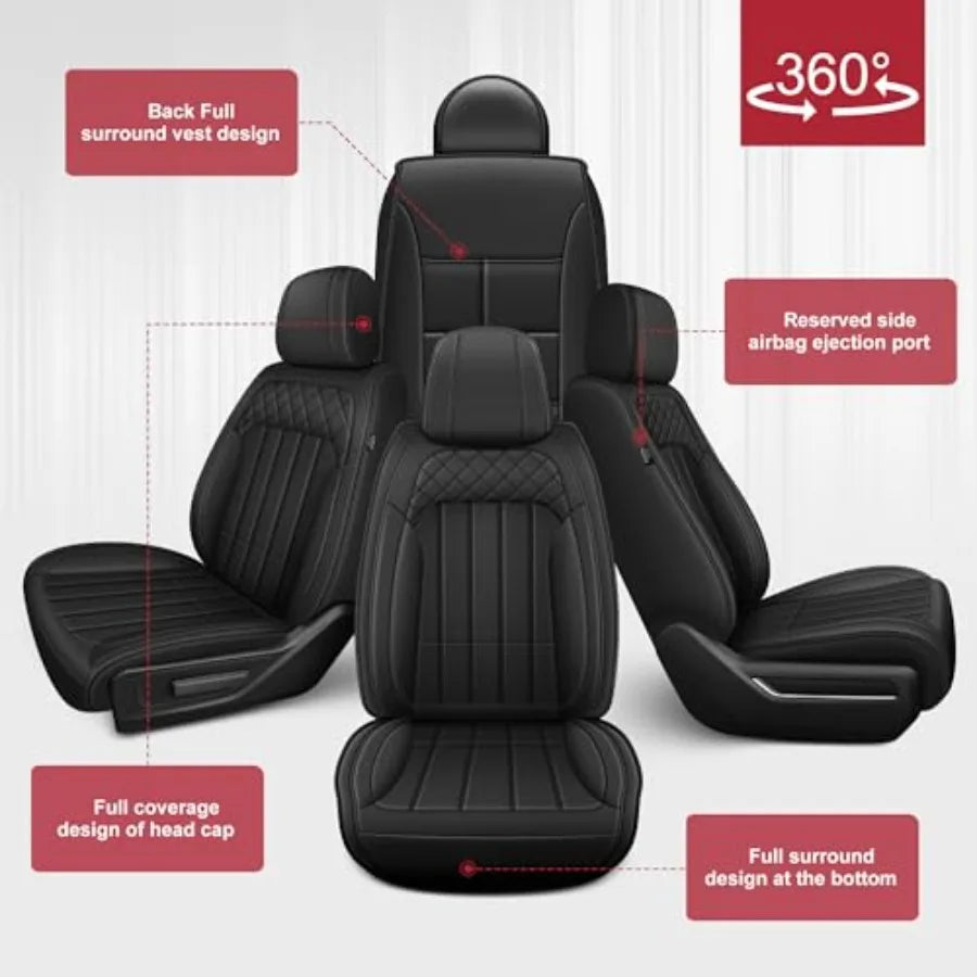 Fundas de Asiento Completas para Dodge RAM 1500 / 2500 / 3500 – 2002 a 2026