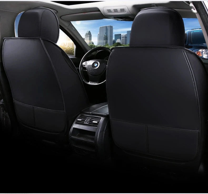 Universal 5-Piece PU Leather Car Seat Covers Set