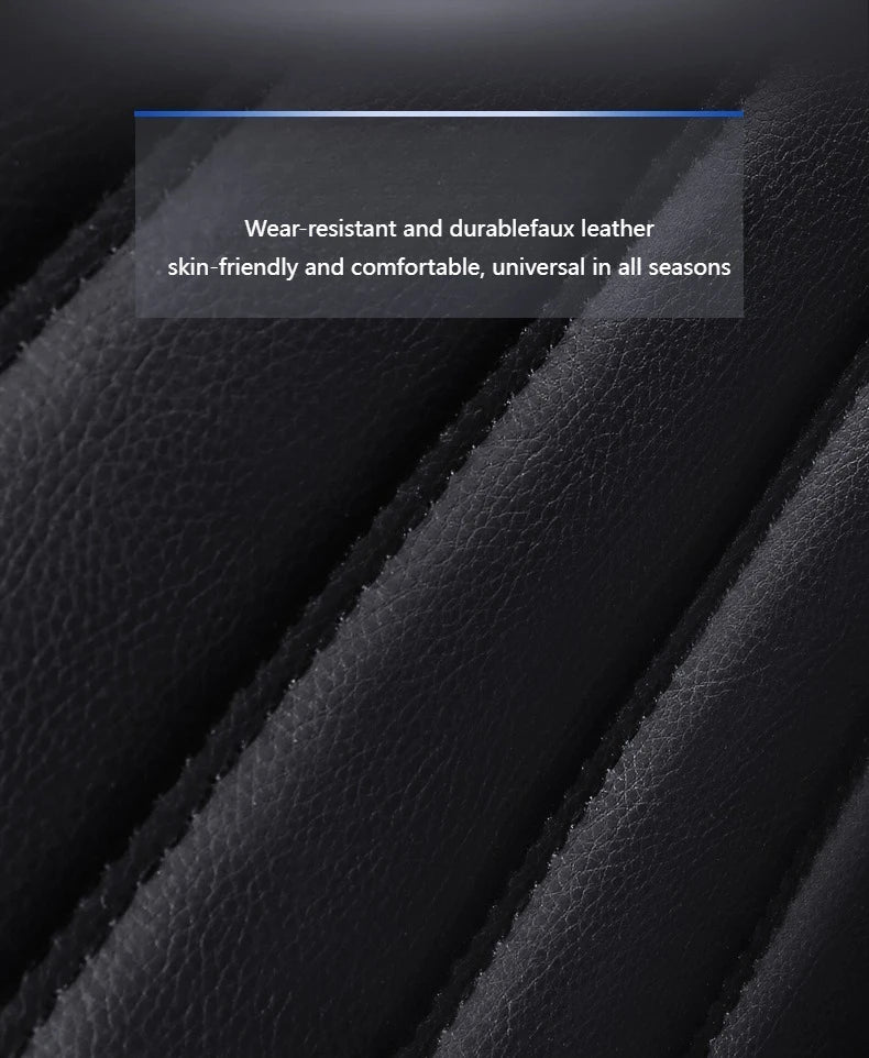 Universal 5-Piece PU Leather Car Seat Covers Set
