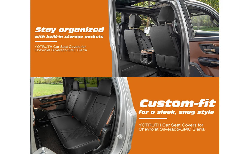 Fundas de Asiento para Camioneta – Chevy Silverado y GMC Sierra