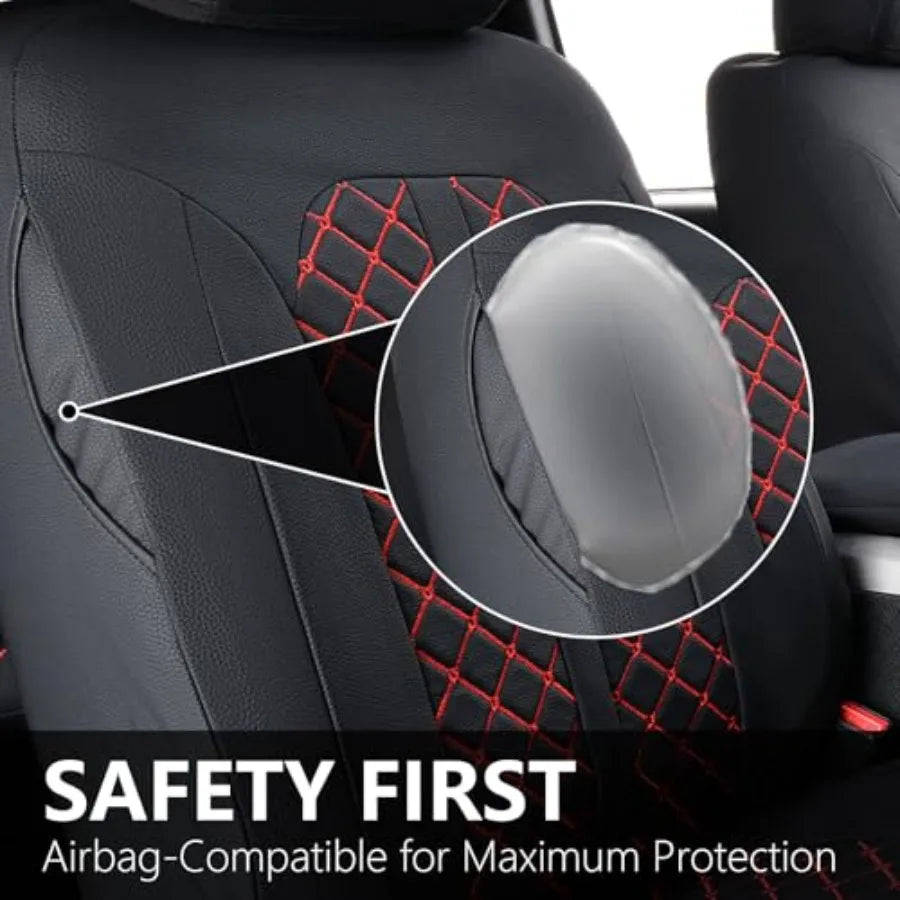 Fundas de Asiento de Cuero Impermeables para Ford F-150, F-250, F-350 y F-450