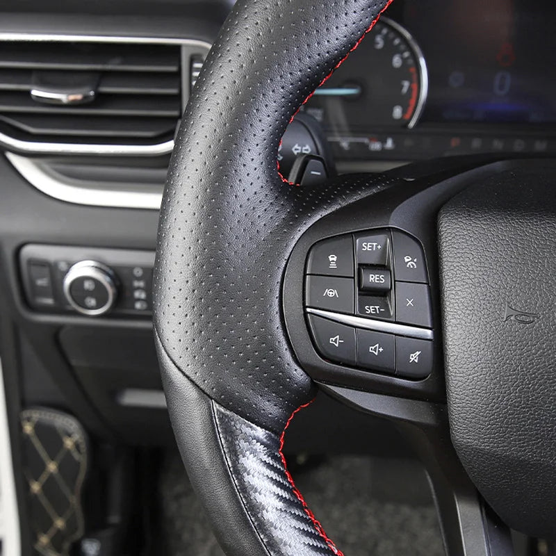 Funda Trenzada de Cuero para Volante – Ford Explorer 2020–2023