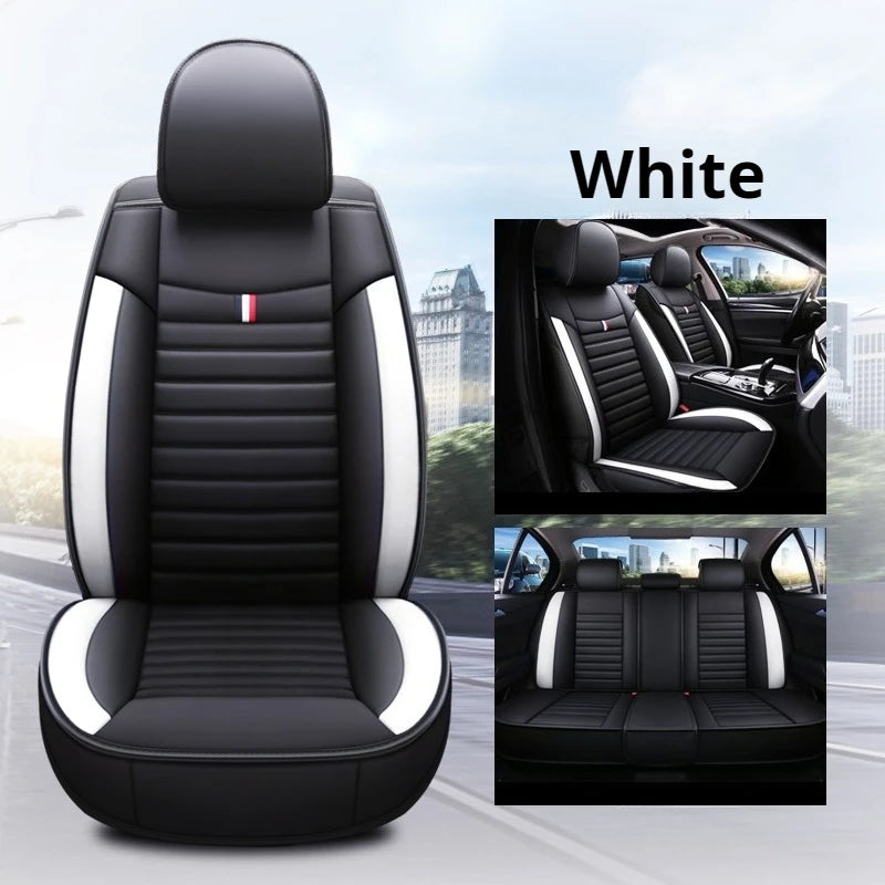 Universal 5-Piece PU Leather Car Seat Covers Set