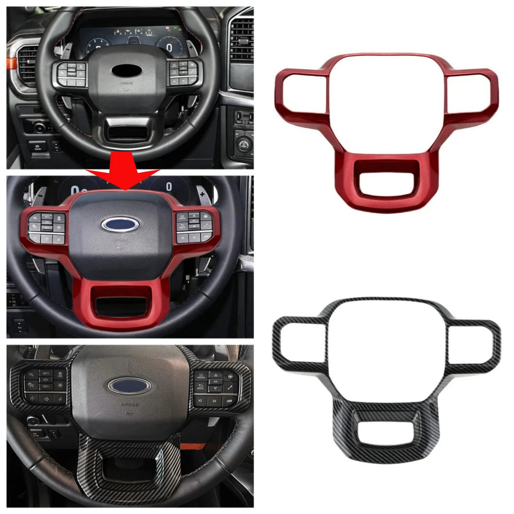 Cubierta Decorativa para Panel de Volante – Ford F-150 2021–2024