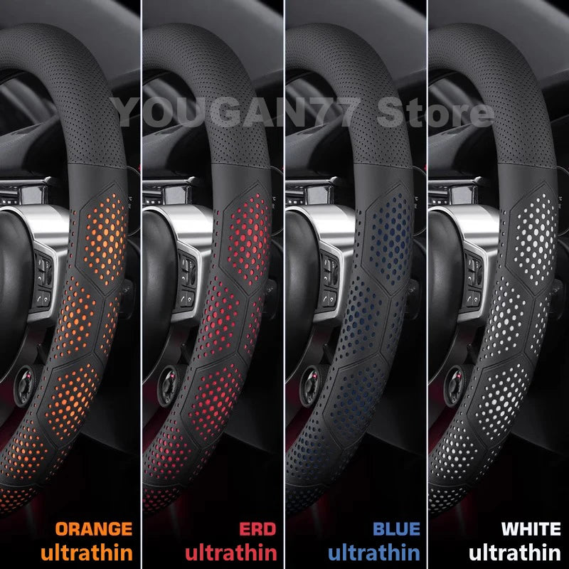 Funda de Cuero para Volante – Chevy Tahoe, Colorado y Silverado 2021–2025