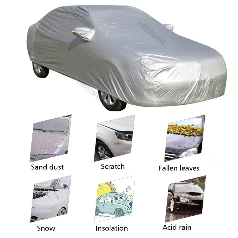 Cubierta Universal para Auto – Protección UV, Polvo y Nieve