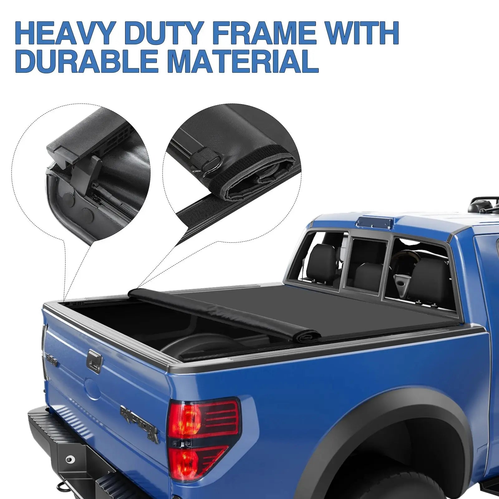 Cubierta Enrollable Suave para Caja de Ford F-150 – 5.5 ft y 6.5 ft