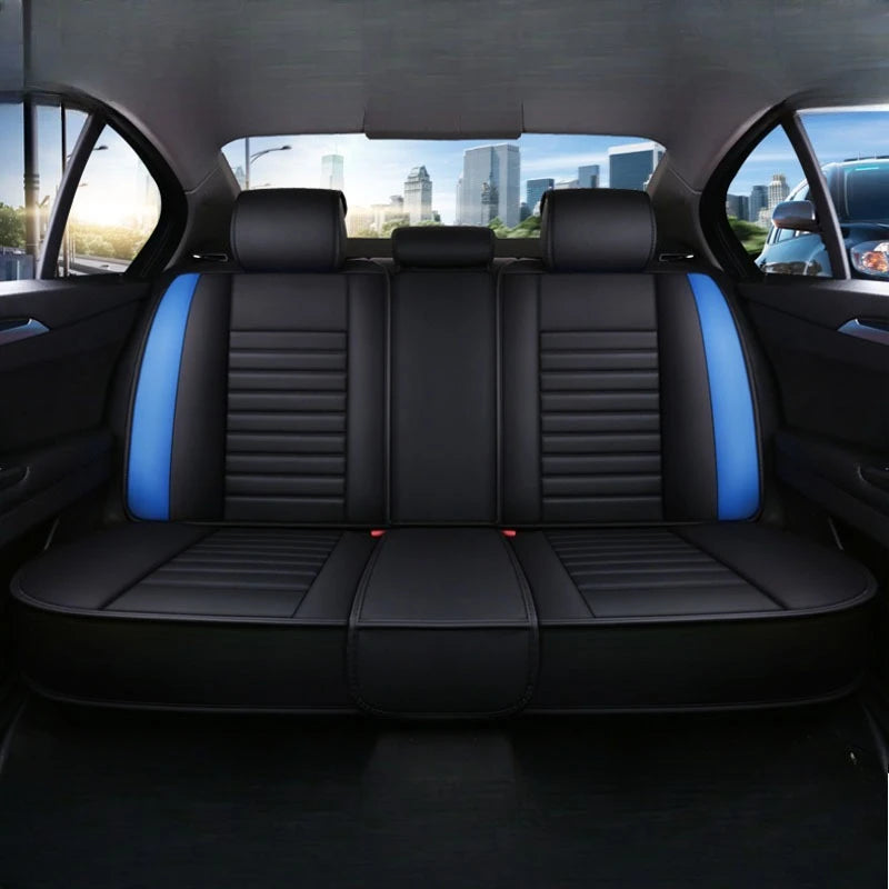 Universal 5-Piece PU Leather Car Seat Covers Set